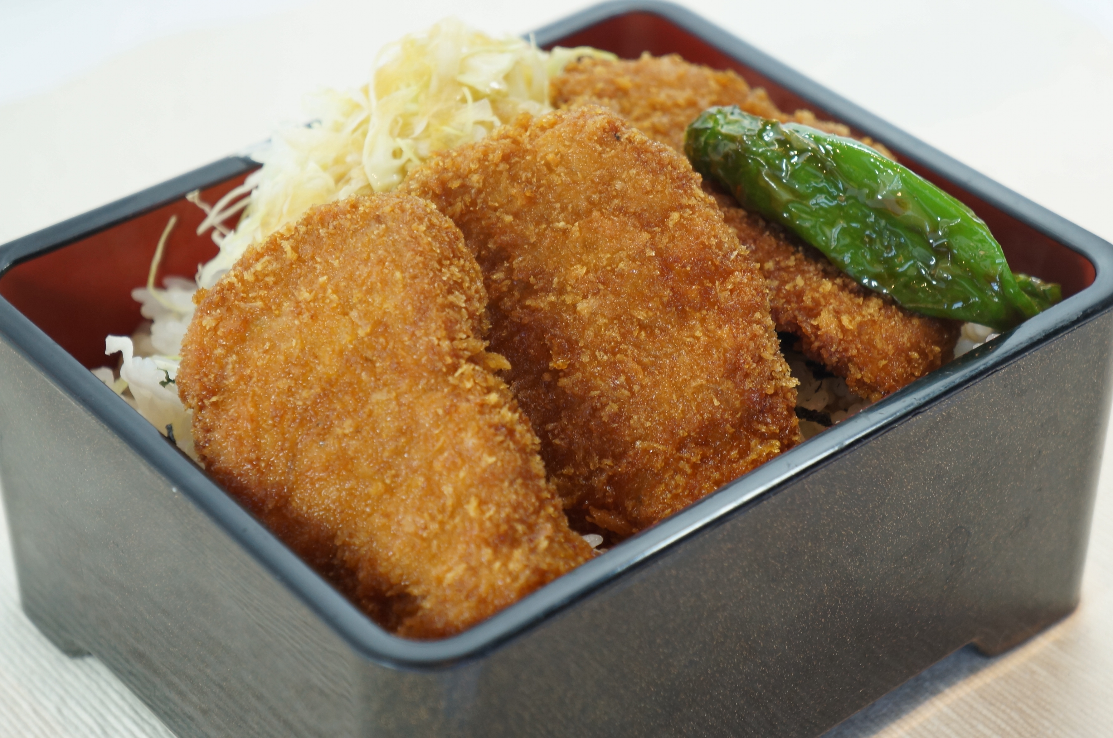 Photo of Hire-katsu over the rice